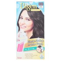 บีเง็น ผลิตภัณฑ์เปลี่ยนสีผม เบอร์ 4-0 สีน้ำตาลเข้ม 1 ชุด (Bigen No. 4-0 Dark Brown Cream Color 1 Set)