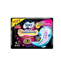โซฟี ผ้าอนามัย แบบกระชับ 41ซม. สำหรับกลางคืน 4 ชิ้น (Sofy Max Protection 41cm For Night Compact Sanitary Napkin 4 pcs)