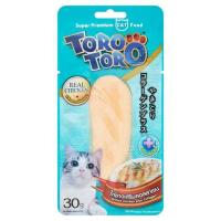 ราคา โทโร โทโร่ ขนมแมวไก่ย่าง+คอลลาเจน 30ก TORO TORO (50160198)