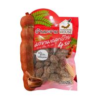 ราคา บ้านมะขาม มะขามคลุกบ๊วย 4รส มีเมล็ด 75ก. TAMARIND HOUSE (71119418)