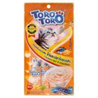 ราคา โทโรโทโร่ครีมขนมแมวเลียไก่และปลาโออบแห้ง TORO TORO (72926635)