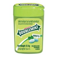 ริกลี่ย์ ดับเบิ้ลมินต์ เม็ดอมปราศจากน้ำตาลกลิ่นเปปเปอร์มินต์ 20 เม็ด (Wrigley&#39;s Doublemint Peppermint Flavour Sugar Free Pastille 20 tablets)