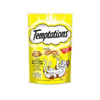 ราคา เทมเทชันส์ ขนมแมว รสเทสตี้ไก่ 75ก TEMPTATIONS (73293164)