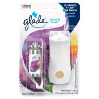 เกลด ทัชแอนด์เฟรช ร็อกเก็ตน้ำหอมปรับอากาศ กลิ่นไวลด์ ลาเวนเดอร์ 1 ชุด (Glade Touch &amp; Fresh Wild Lavender Aerosol Air Freshener 1 Set)