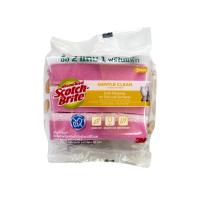 ราคา 3M ฟองน้ำแอนตี้แบคทีเรียสีชมพู แพ็ค2+1 SCOTCH BRITE (71420703)