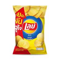 ราคา เลย์ร็อค มันฝรั่งแผ่นหยักรสมันฝรั่งแท้ 46 กรัม LAYS (72548029)
