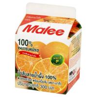 ราคา มาลี น้ำส้มสายน้ำผึ้ง100%พาสเจอไรส์ 300 มล. MALEE (13247263)