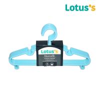 ราคา โลตัสไม้แขวนเสื้อเด็กสีฟ้า แพ็ค6 LOTUSS (74573497)