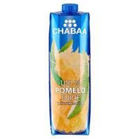 ราคา ชบาน้ำส้มโอ+เนื้อส้มโอ100% 1ลิตร CHABAA (24039462)