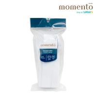 ราคา โมเมนโต ช้อนพลาสติกพลาสติก(สีขาว)50ชิ้น MOMENTO (51244394)