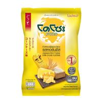 โดโซะ ข้าวหอมญี่ปุ่นอบกรอบ รสคอร์นชีส 10 ซอง (Dozo Corn Cheese Flavor Japanese Rice Cracker 10pcs)