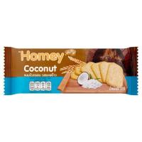 ราคา โฮมมี่ขนมปังกรอบ มะพร้าว 120ก. HOMEY (1012118)