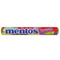 เมนทอส ลูกอม กลิ่นทุตตี้ ฟรุตตี้ 37กรัม (Mentos Tutti Frutti Scent Candy 37g)