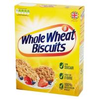 โฮลวีท บิสกิต ข้าวสาลีอบชนิดชิ้น 430 กรัม (Whole Wheat Biscuits Breakfast Cereal 430g)