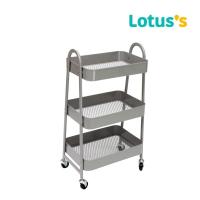ราคา โลตัสชั้นวางสินค้ามีล้อ 3 ชั้น29X40.5X78 LOTUSS (50880684)