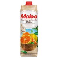 ราคา มาลีน้ำส้มเขียวหวานสุโขทัย100% 1000มล. MALEE (72656905)