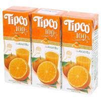 ราคา ทิปโก้น้ำส้มแมนดาริน100% 200มล.X3 TIPCO (24370460)