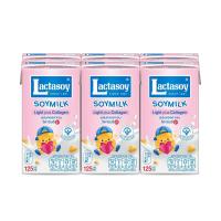 ราคา แลคตาซอย ไลท์ นมถั่วเหลืองยูเอชที ผสมคอลลาเจน 125 มล. แพ็ค 6 LACTASOY (166578063)