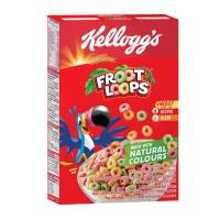 ราคา เคลล็อกส์ ฟรูทล็อปส์ อาหารเช้าธัญพืช 180กรัม (Kellogg&#39;s Froot Loops Grains Breakfast Cereal 180g)