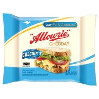 อลาวรี่ ชีสไขมันต่ำ ชนิดห่อเดี่ยว 250กรัม 12 ชิ้น (Allowrie Spread Slices Lite Processed Cheddar Cheese 250g 12 pcs)