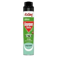 ไบกอน สเปรย์กำจัดยุง มด แมลงสาบ กลิ่นยูคาลิปตัส 600มล. (Baygon Eucalyptus Scent Eliminate Ant Cockroaches Mosquito Spray 600ml)