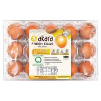 ราคา อัครา ไข่ไก่อนามัยขนาดใหญ่(L) 15ฟอง AKARA (73660809)