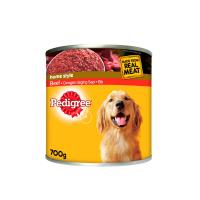 ราคา เพดดิกรีอาหารสุนัขกระป๋อง เนื้อ 700ก. PEDIGREE (153400)
