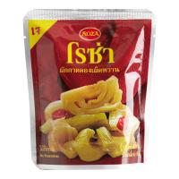 โรซ่า ผักกาดดอง เผ็ดหวาน 145กรัม (Roza Sweet Pickled Mustard With Chilli 145g)
