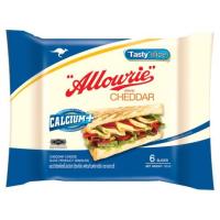 ราคา อลาวรี่ โพรเซสเชดด้าชีส ชนิดห่อเดี่ยว 125กรัม 6 ชิ้น (Allowrie Individual Wrapped Slices Processed Cheddar Cheese 125g 6 pcs)