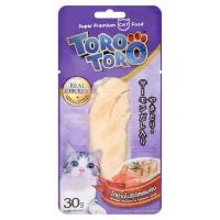 ราคา โทโร โทโร่ ขนมแมวไก่ย่างในซุปแซลมอน 30ก TORO TORO (50160217)
