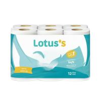 ราคา โลตัสซอฟท์กระดาษชำระ 12ม้วน LOTUSS (10698264)