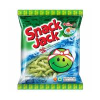 สแน็คแจ๊ค ขนมถั่วลันเตาอบกรอบ รสโนริวาซาบิ 70กรัม (Snack Jack Noriwasabi Flavour Vegetarian Green Pea Snack 70g)