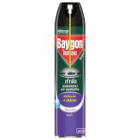 ไบกอน สเปรย์กำจัด แมลงคลาน มด แมลงสาบ กลิ่นลาเวนเดอร์ สูตรน้ำ 600มล. (Baygon Lavender Scent Inset Killer Spray 600ml)