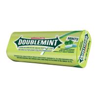 ริกลี่ย์ ดับเบิ้ลมินต์ เม็ดอมปราศจากน้ำตาล กลิ่นเปปเปอร์มินต์ 23.8กรัม (Wrigley&#39;s Doublemint Peppermint Flavor Sugarfree Mints 23.8g)
