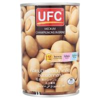 ยูเอฟซี เห็ดแชมปิญองในน้ำเกลือ ชนิดดอกกลาง สูตรเจ 425กรัม (UFC Medium Champignons In Brine 425g)