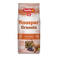แฟมิเลีย นูสเปอร์ ครั้นช์ ธัญพืชอบกรอบ ผสมลูกเกดและนัต 500กรัม (Familia Knusper Crunch Crispy Grains Mixed Raisin And Nuts Cereal 500g)