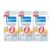 ราคา แลคตาซอยนมถั่วเหลืองรสจืด125มล แพ็ค 6 LACTASOY (167401588)