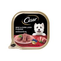 ราคา ซีซาร์อาหารสุนัขพรีเมียม เนื้อตับ100ก CESAR (5969131)