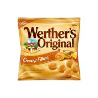 เวอร์เธอร์ ออริจินอล ลูกอมสอดไส้ครีมคาราเมล 80กรัม (Werther&#39;s Original Caramel Cream Candies 80g)