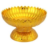 ราคา พานบัวหลวงสีทอง 14 ซม. ENAMEL (21665087)