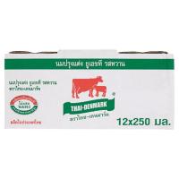 ราคา ไทยเดนมาร์คนมยูเอชทีรสหวาน250มลx12 THAI DENMARK (91847)