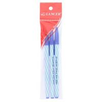 แลนเซอร์ สไปรัล ปากกาลูกลื่น สีน้ำเงิน 3 ด้าม (Lancer Spiral Blue Pen 3pcs)