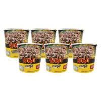 มาม่า คัพ บะหมี่กึ่งสำเร็จรูป รสหมูสับ ชนิดถ้วย 42กรัม x 6 ถ้วย (Mama Cup Minced Pork Flavour Instant Cup Noodles 42g x 6pcs)