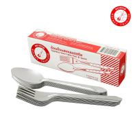 ราคา จรวด ช้อนส้อมสแตนเลส สตีล 12 คู่ (Rocket Stainless Steel Fork &amp; Spoon 12 Pairs)