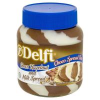 ราคา เดลฟี่ช็อกโกเฮเซลนัทแอนด์มิลค์สแปรด 350ก DELFI (73490784)