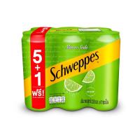 ราคา ชเวปส์เครื่องดื่มมะนาวโซดา 330มล.X6 SCHWEPPES (15514234)
