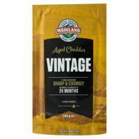 เมนแลนด์ วินเทจ เทสตี เชดดา ชีส (เนมชีส) 250กรัม (Mainland Vintage Tasty Cheddar Cheese 250g)