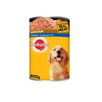 ราคา เพดดิกรีอาหารสุนัขกระป๋อง ไก่ 400ก. PEDIGREE (153389)