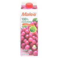 ราคา มาลี น้ำองุ่นแดง 100% 1000 มล. MALEE (14864835)