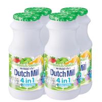 ราคา ดัชมิลล์นมเปรี้ยวรสผลไม้รวม 150มล.X4 DUTCH MILL (18945392)